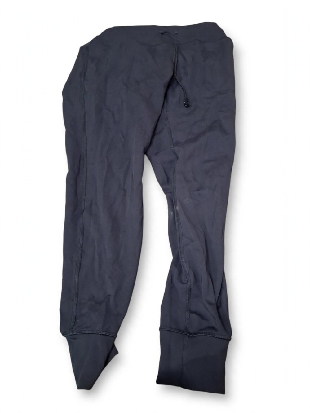 Dark Gray Drawstring Leggings - Unbranded